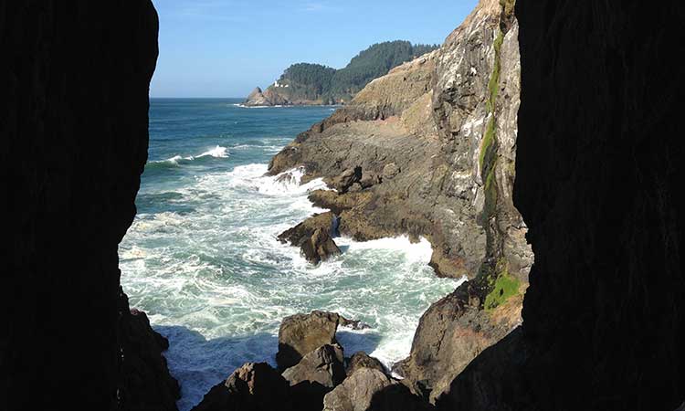 Driving along the Oregon Coast